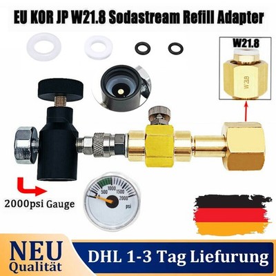 Nachfülladapter für CO2-Zylindertank Adapter.Tankstelle W21.8-14 für Sodastream