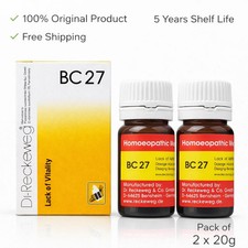Dr Reckeweg BC 27 Tablets 20g Homeopathic General Wellness Support 2 Pack