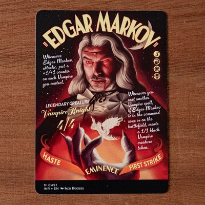 Edgar Markov MTG Commander Deck (PLAYTEST) Bracket 3 Aggro Vampire $1300+