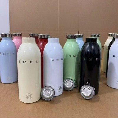 SMEG × 24Bottles Clima Bottle 500ml Stainless Steel Free Shipping