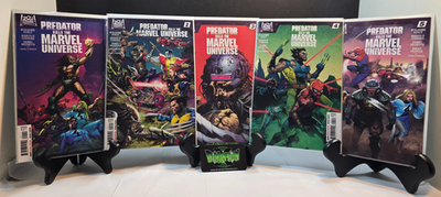#ad PREDATOR KILLS THE MARVEL UNIVERSE #1 5 COMPLETE SET COVER A MARVEL COMICS $49.99