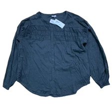 Splendid Caroline Shirt Lead Gray Large NWT $128