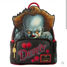 LOUNGEFLY IT PENNYWISE COSPLAY LIGHT-UP MINI BACKPACK