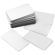 Tenceur 50 Pcs 3 x 5 Inch Dry Erase Magnetic Labels 5 x 3 inch, White