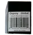 Osprey Global 10x25 Black Binocular
