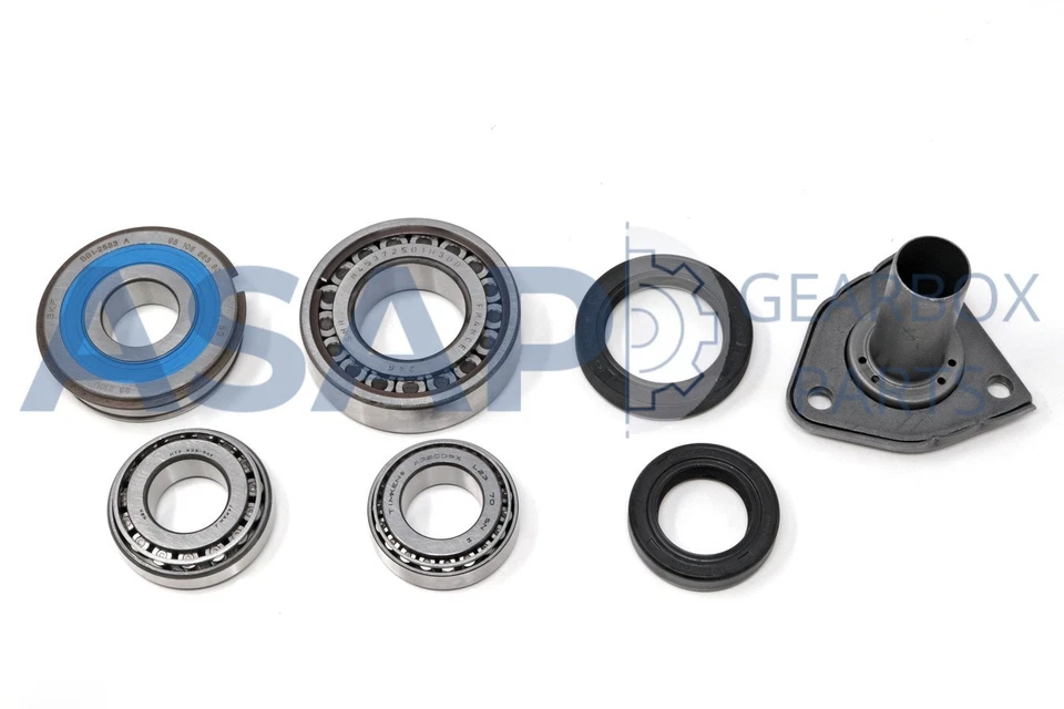 MB6 GEARBOX BEARING & OIL SEAL REBUILD KIT (NO DIFF BEARINGS) WITH SEALANT - Image 3 of 4