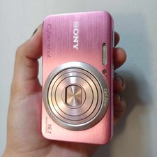 Pink Sony Cyber-shot DSC-W630 16.1 MP Compact Digital Camera