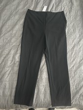 Women  s Ann Taylor Size 8 Black Dress Pants The High Waist Ankle With Tags 109