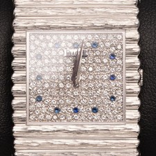 Piaget Vintage Emperador 9131 C 516 Diamant Zifferblatt Uhr 18K Gold
