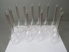 Lot of 12 Kimble Chase KIMAX Babcock Bottles 20% Ice Cream Test  ***Unused-?