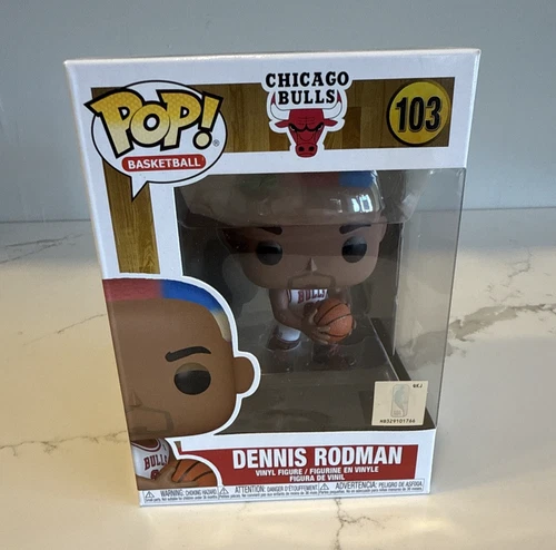 Funko Pop! Basketball Dennis Rodman Chicago Bulls Hardwood NBA Vinyl Figure #103