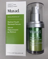 Murad Resurgence Retinol Youth Renewal Serum 0.5 oz / 15 mL New in Box