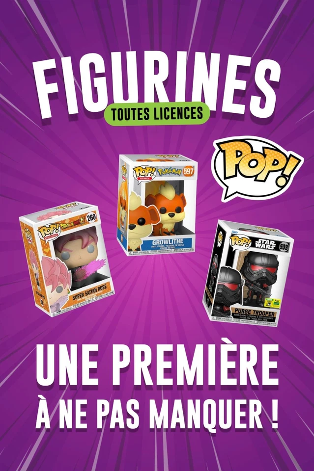 ⚡ Enchères Figurines POP  : TOUTES LICENCES ! 🔥