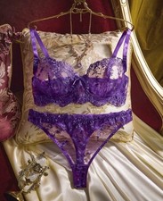 Edles BH Set-Bustier-Top im Retro/Vintage Stil Gr. 4 XL - 110 C    mit String