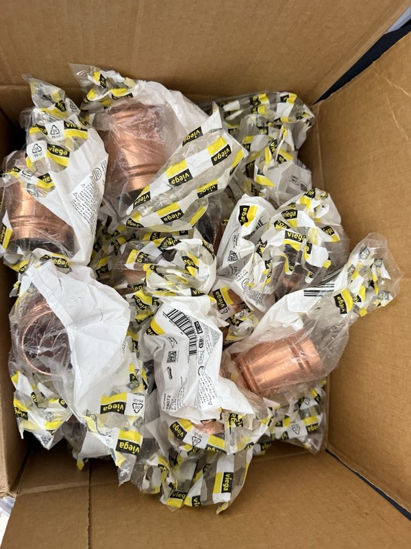 Viega 2" ProPress Copper Coupling w/ Stop (LOT OF 5)