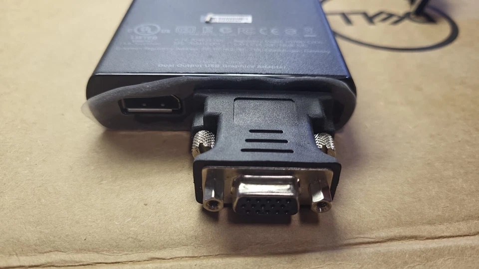 HP Dual Output USB Graphics Adapter DisplayLink Windows Chrome Mac DVI HDMI DP - Image 3 of 4