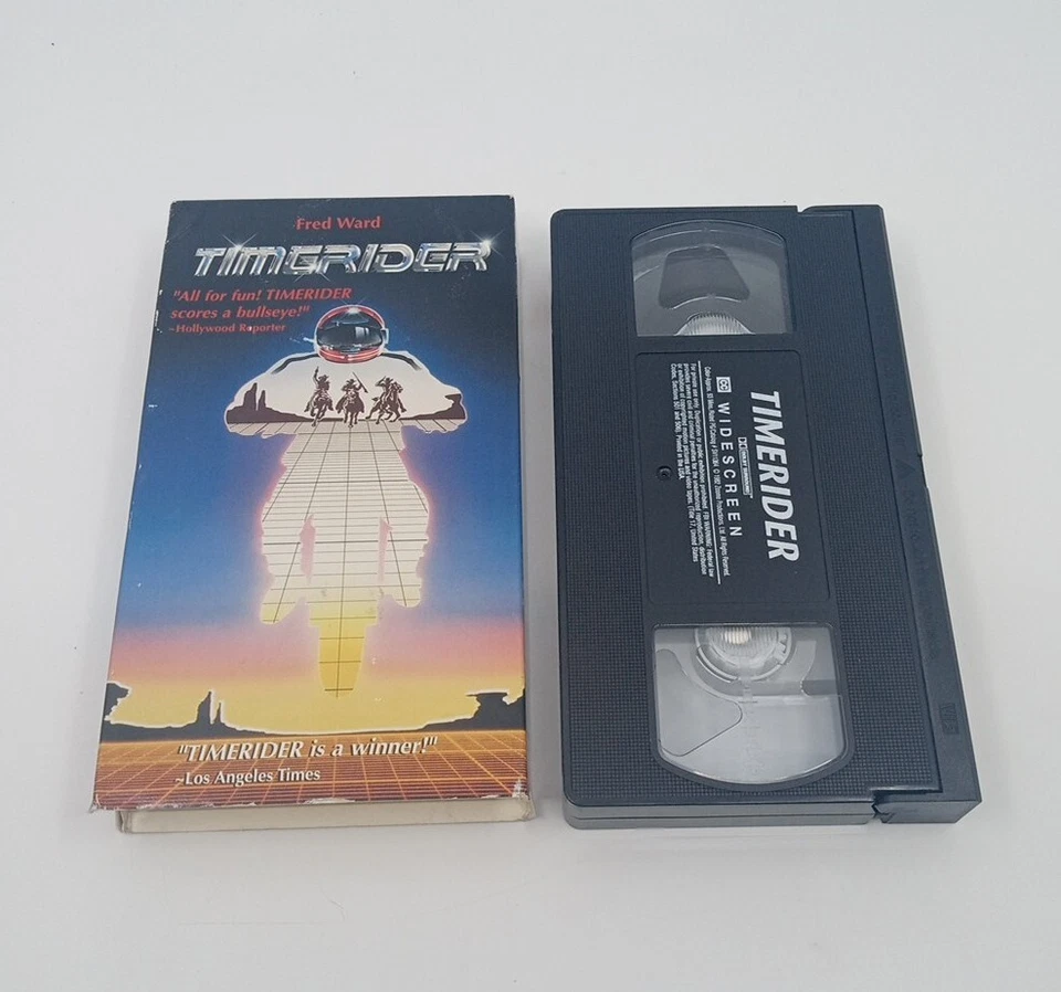 Timerider Adventure Lyle Swan - Widescreen VHS Tape - Fred Ward Cult- Rare - Image 2 of 4