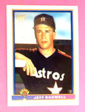 1991 Bowman "MVP" Houston Astros - JEFF BAGWELL - MLB HOF