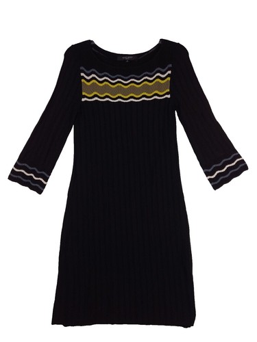 Nine West sweater dress Black /Purple, size M (fit and flare) | eBay