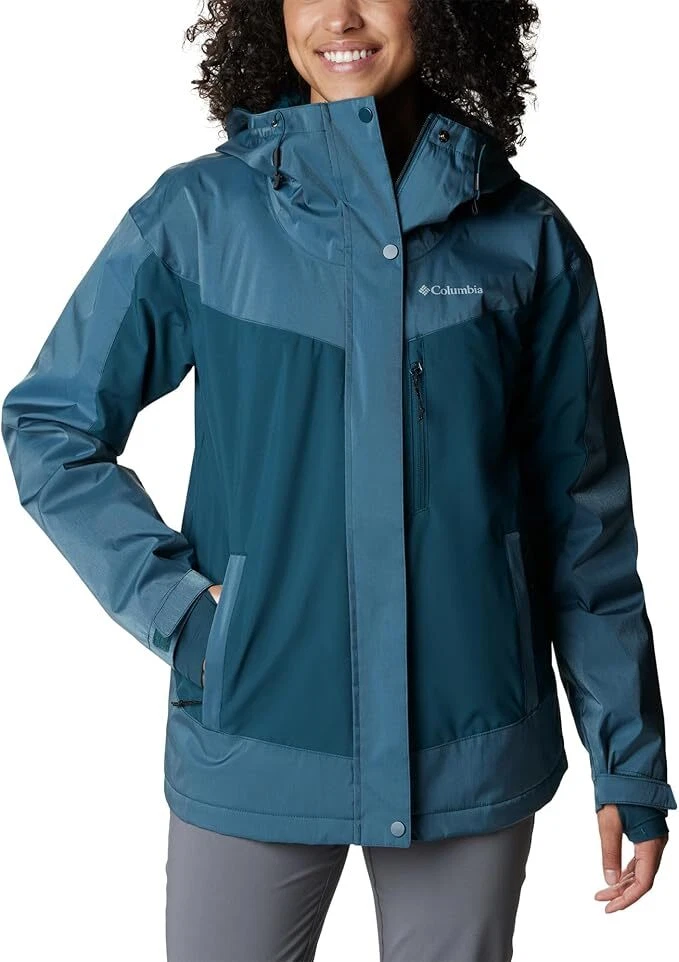 Columbia Women's Point Park Insulated Winter Jacket, Night Wave Sheen XS