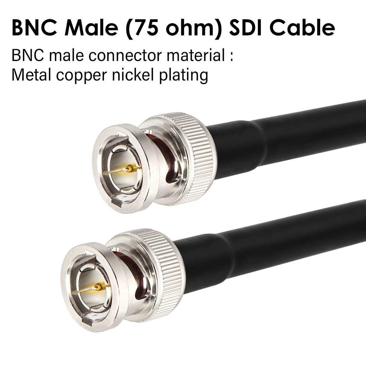 3x Cavo 3G SDI da BNC a RCA 20cm RG179 - Supporta HD-SDI 3G SDI 4K 8K 75 Ohm - Adaptout marca francese