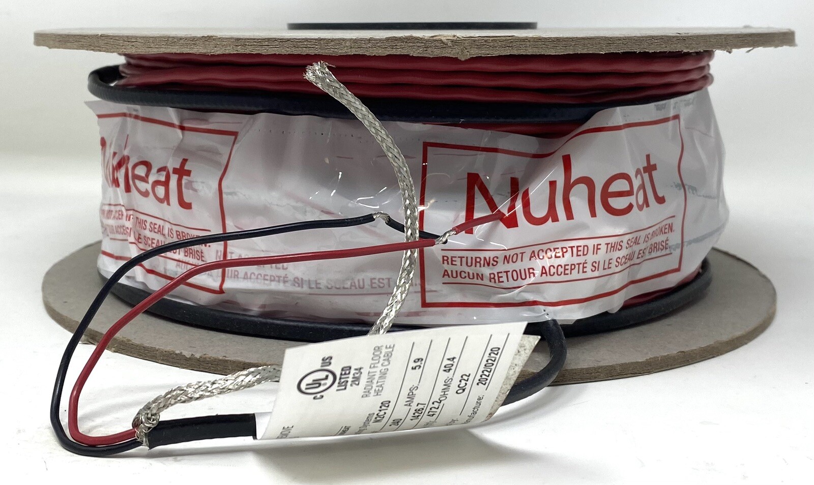 nVent N2C120 Nuheat Cable 240V Cable w/AC0055 Signature Thermostat eBay