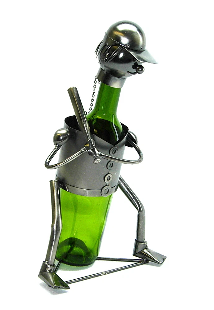 Flat wine bottle holder new arrivals