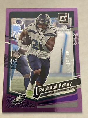 2023 Donruss Rashaad Penny Season Stat Line #088/346 EAGLES