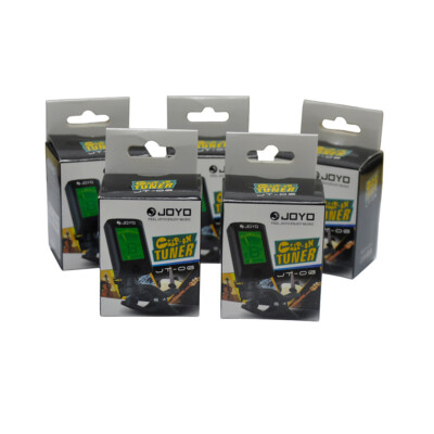 Lots of 5pcs JOYO JT-06 Clip-on Tuner 360 Degrees Free Rotation Multi-Function