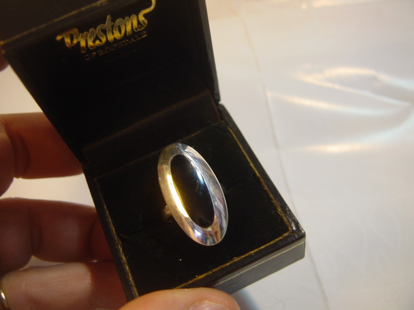 Solid Silver amazing Ring-highest quality-long cl… - image 1