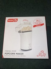 Dash Hot Air Popcorn Popper Maker With Measuring Cup To Portion Popping Corn Ker