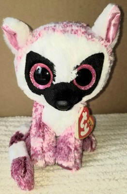Ty Beanie Boos:  MWNT's  ''LEE-ANN''  the 6 inch Lemur a Plush Stuffed Animal Toy