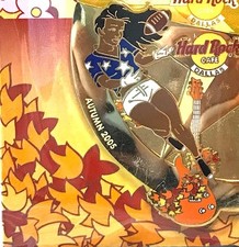 Hard Rock Cafe Dallas Pin Football Girl Season Sports Puzzle Autumn 2005 New LE