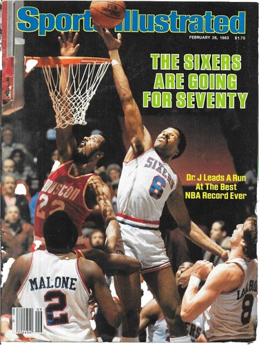 Sports Illustrated February 28, 1983 Dr. J Julius Erving Vintage