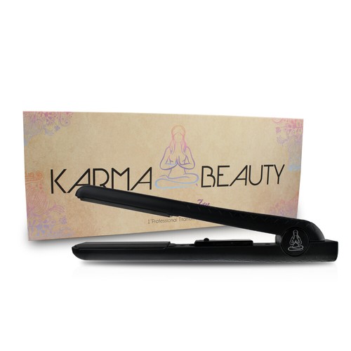 Karma Beauty Supreme Ceramic Flat Iron - Black - 第 4/4 張圖片