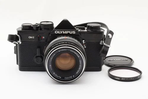 [NEAR MINT w/Strap] Olympus OM-2 SLR 35mm Film Camera Zuiko 50mm F/1.8 JAPAN