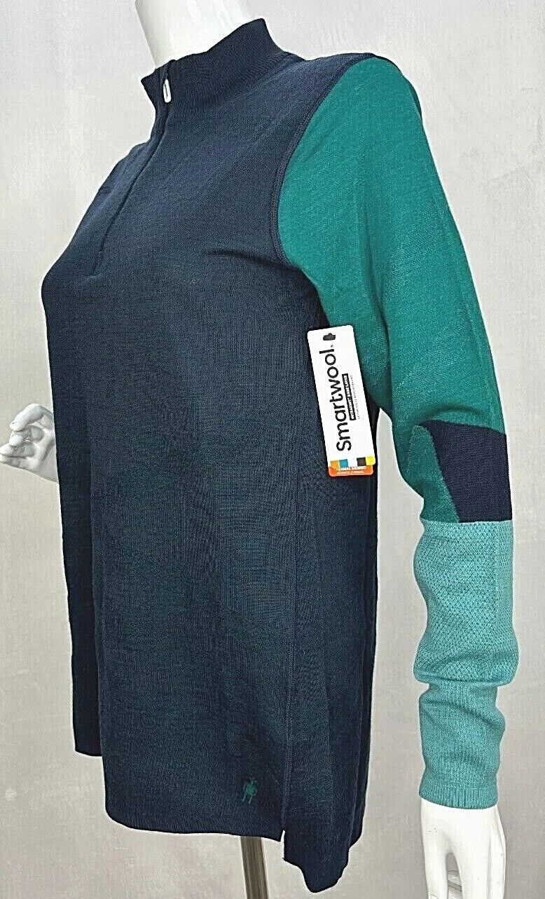SmartWool Classic Thermal Intraknit Quarter Zip Base Layer Women's NWT X-Large