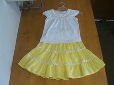 Gymboree A Pop of Daisies Daisy Chain Tiered Skirt Top-Sz. 5