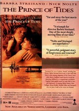 1992   THE PRINCE OF TIDES print ad   1990s Nick Nolte Barbra Streisand ADV-44