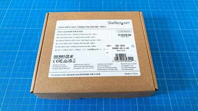StarTech.com 3x USB-A 3.2 Gen1 5Gbps + Gigabit Ethernet G3AGBB-USB-A-HUB _0.13_6