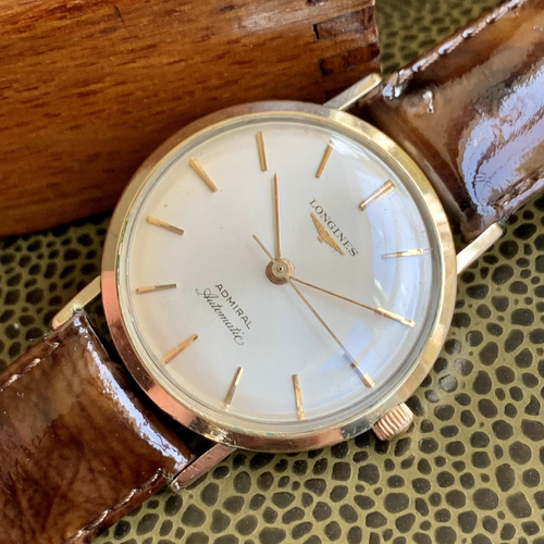Vintage Longines Admiral 1200 10K Gold Filled Automatic Wristwatch