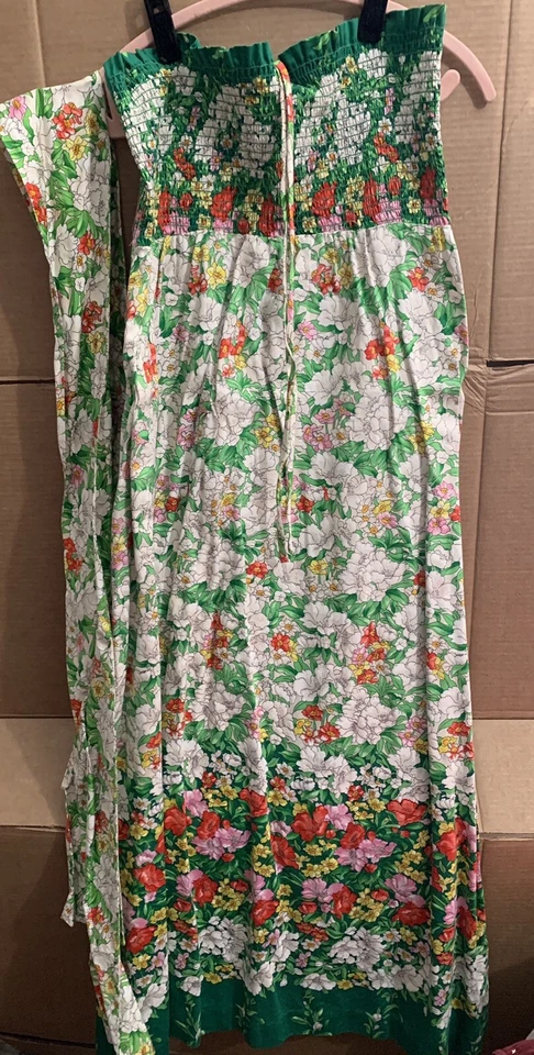 Maxi Vestido Real Vintage Años 70 NEIMAN MARCUS M/L Foto 2 de 4