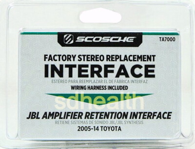 Scosche JBL Amplifier Retention Interface Factory Stereo Replace 2005-14 Toyota 