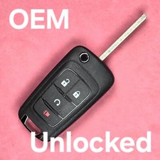 Unlocked Oem Chevrolet Equinox Trax Flip Key 4b Remote Start Avl-b01t1ac