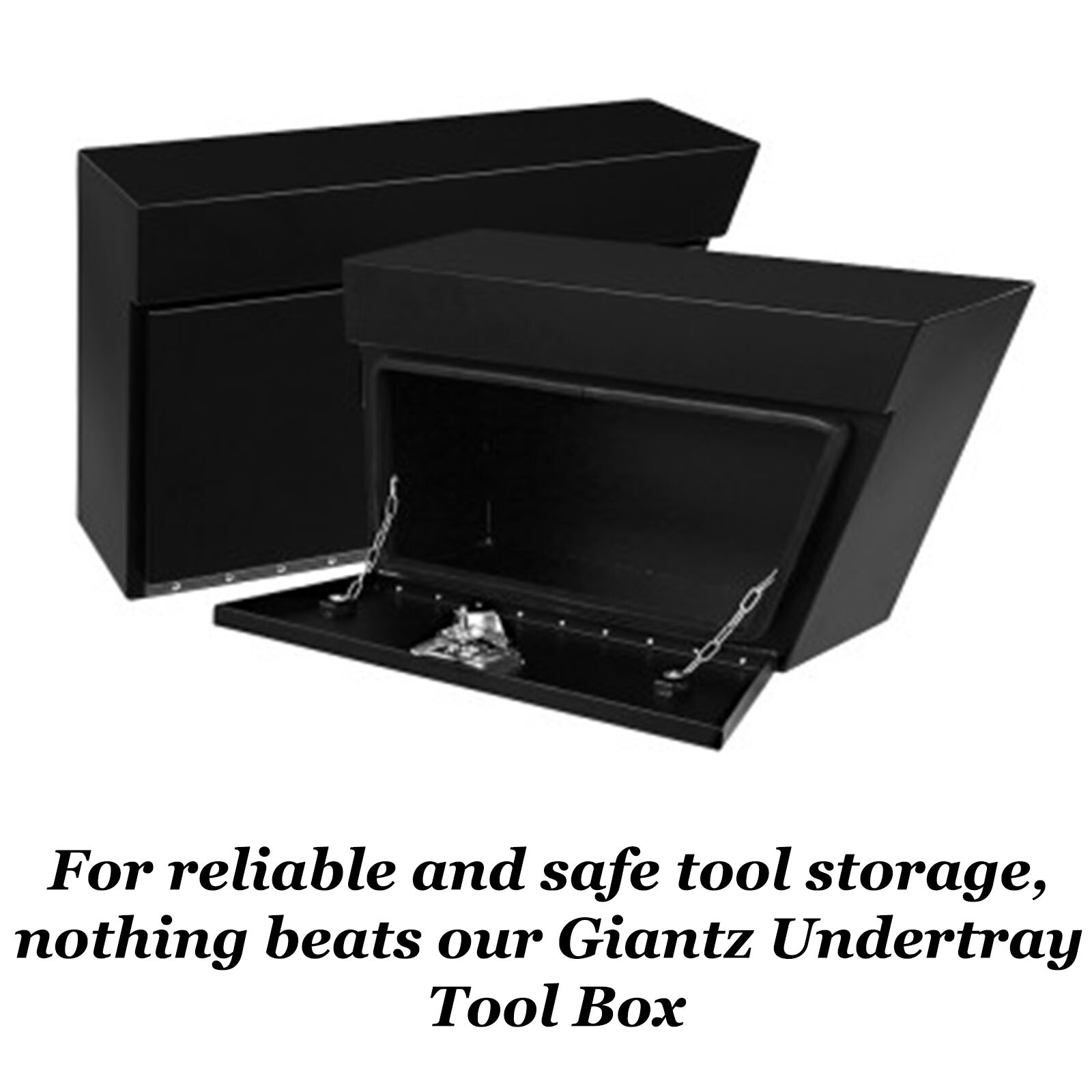 Giantz Under Tray Tool Box Set Ute Steel Toolbox Trailer Underbody eBay