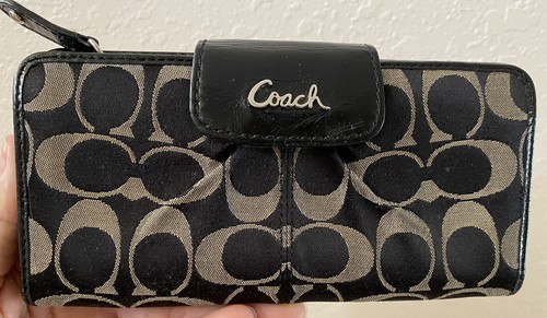 black coach wallet ebay