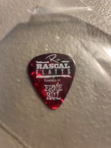 RASCAL FLATTS GUITAR PICK JAY DEMARCUS