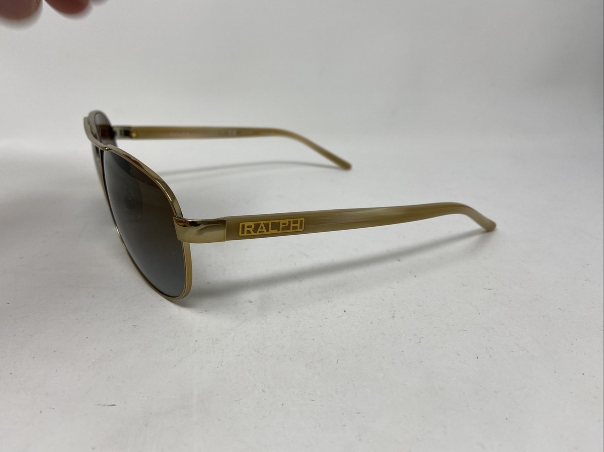 RALPH LAUREN RA 4004 101/t5 59/13/130 GOLD CREAM W/ BROWN  display picture 2