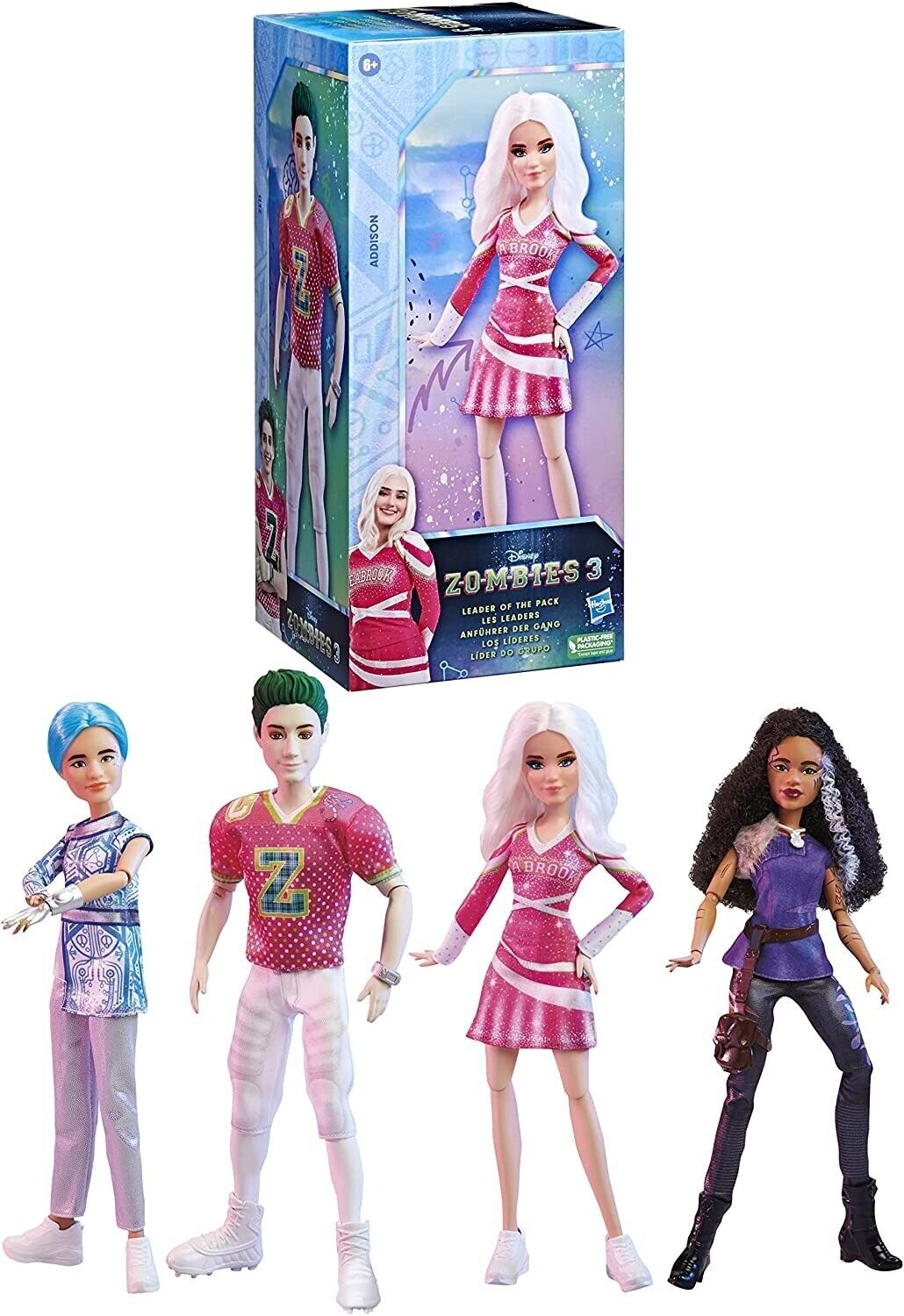 Disney Zombies 3 Leader of The Pack Fashion Doll 4-Pack 12 Dolls