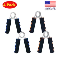 4X Foam Hand Grippers Grip Forearm Heavy Strength Grips Arm Exercise Wrist